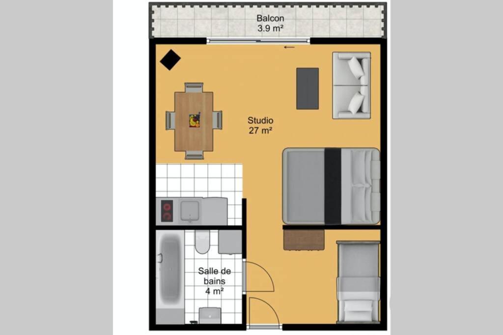 Le Relai S31 - Grand Et Lumineux Studio Avec Coin Montagne 4-6 Pers, Tout Equipe, Avec Wifi, A 30M Des Pistes Avec Un Grand Balcon, Draps Non Compris Saint-Jean-dʼAulps Eksteriør billede